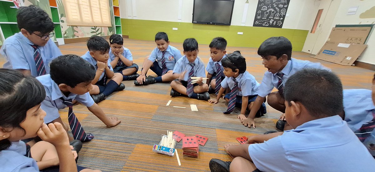 KTGlobalSchool's tweet photo. Math magic happens when hands get involved!
Our #KTGS Class 1 students explore subtraction through engaging, hands-on activities that make learning fun and interactive. Watch them dive into the world of numbers with enthusiasm and creativity! https://t.co/nMrIKDMBCw