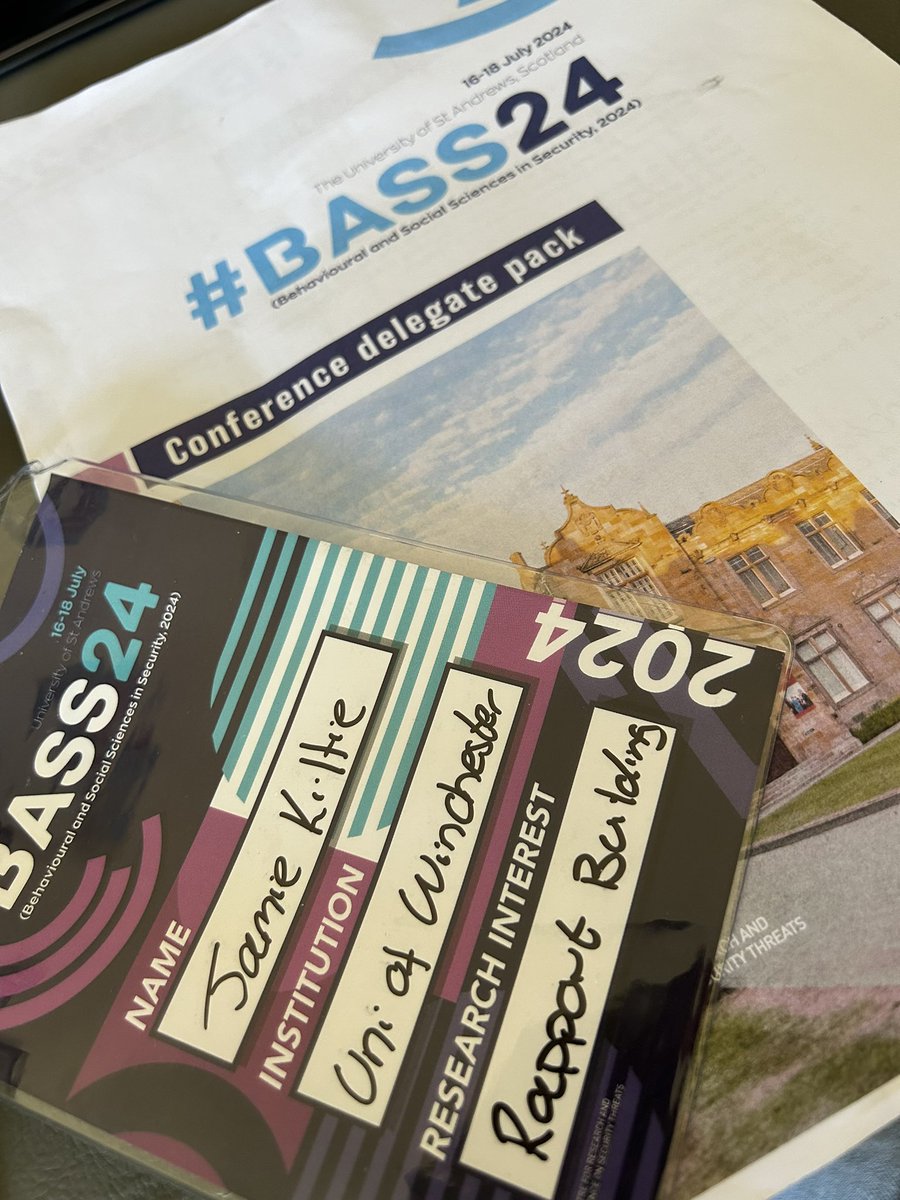 jamie_kiltie's tweet photo. What a fabulous event at this years #BASS24. I had the pleasure of presenting some preliminary findings of my rapport study. A big thank you to the @crest_research organisers for such a great conference! https://t.co/iH3OzwYHIz