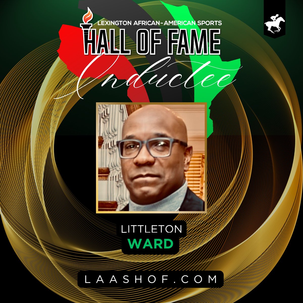 LAASHOFInc's tweet photo. 📣Introducing the LAASHOF Class of 2024!

Category: Athletes 
Inductee: Littleton Ward

Tickets are available at https://t.co/Wt1jg0LVtQ. Ticket sales will close September 15.

#LAASHOF #WhereLegendsShine https://t.co/8S9kvUk3gT