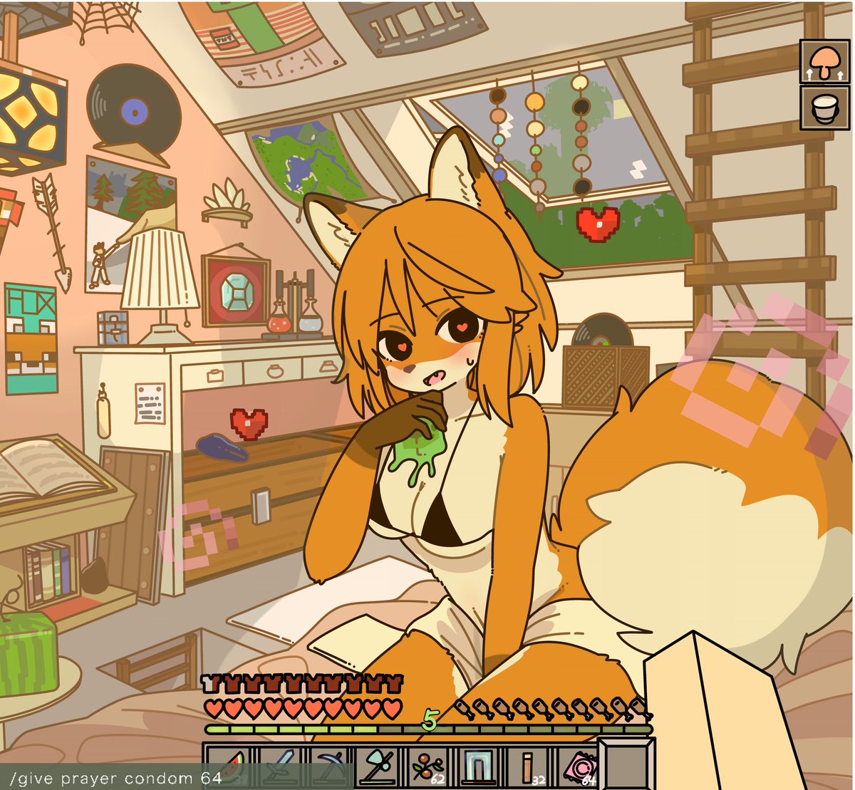 doremifaso64's tweet photo. Minecraft fox https://t.co/Hp8eYyvabF
