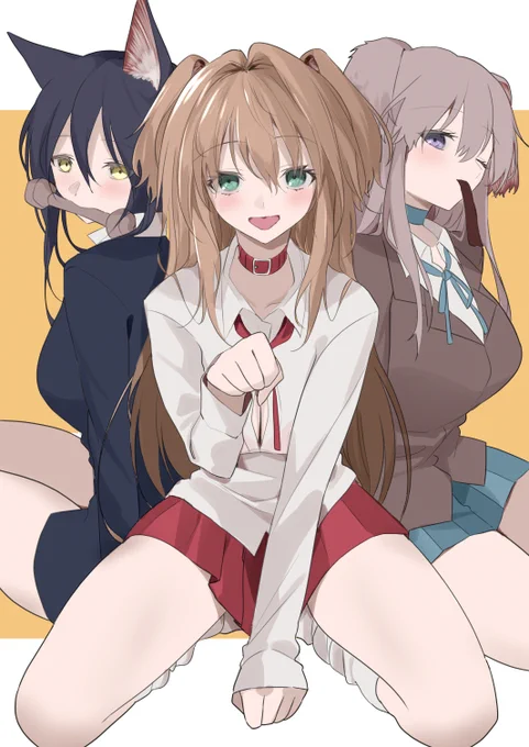 <お知らせ> シャドウバンされたきっかけにケモノとケモ耳の投稿を分けるという意味で今後しばらくケモ耳女子のイラスト投稿はこちらのアカウント また元に戻す可能性もありますが温かい目で見守っていただけると幸いです