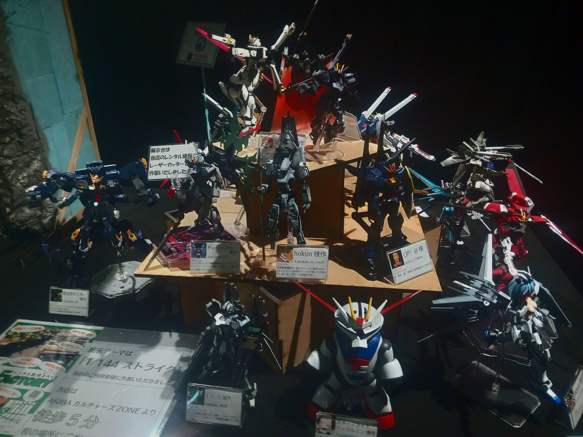 mikeinjapan's tweet photo. Visited the Akiba Culture Zone, and saw a popup display of various mecha figures (mostly from Gundam)

🧵 of images from the display below https://t.co/G2ssRlOQha