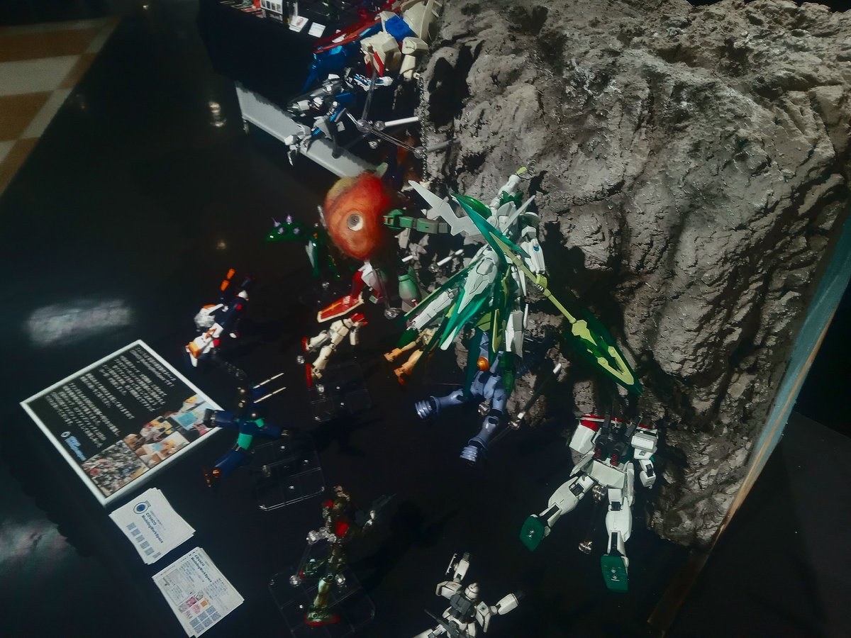 mikeinjapan's tweet photo. Visited the Akiba Culture Zone, and saw a popup display of various mecha figures (mostly from Gundam)

🧵 of images from the display below https://t.co/G2ssRlOQha