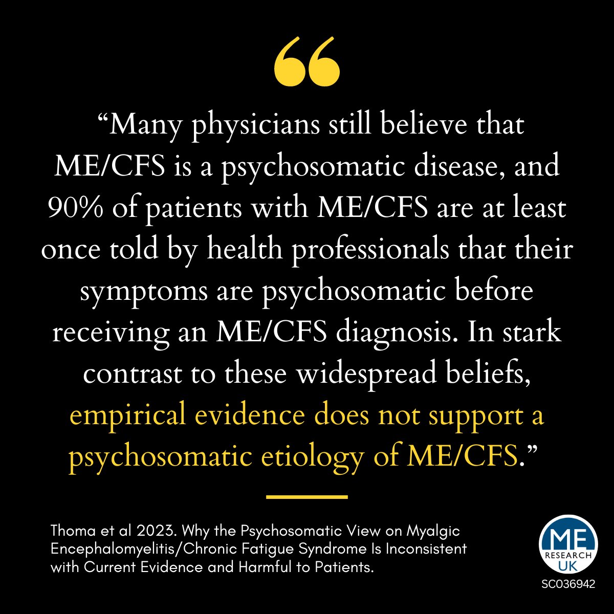 ME/CFS is a biological illness, and not psychological in nature tinyurl.com/art2601. The principal aim of ME Research UK is commissioning and funding biomedical research into the causes, consequences and treatment of ME/CFS.

Our funded projects: tinyurl.com/meresearchukpr…