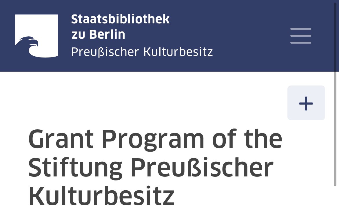 🚨 Grant Alert! 🚨 The Berlin State Library <a href="/stabiberlin/">Staatsbibliothek zu Berlin</a> is now accepting applications for the 2025 SPK Research Grant. Deadline: September 30th. Don’t miss this opportunity to explore our East Asian collections <a href="/CrossAsia/">CrossAsia</a>. Learn more and apply here: staatsbibliothek-berlin.de/en/extras/spez…