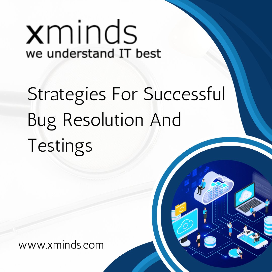 Xminds's tweet photo. Embark on discovering and resolving bugs in your projects with these four essential steps in the bug life cycle process. Let's navigate the bug life cycle journey together!
#BugLifeCycle #SoftwareDevelopment #CodingTips. https://t.co/R56RenlVtX