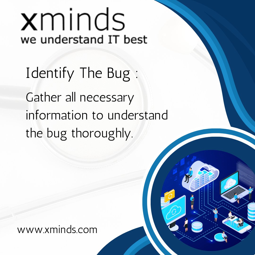 Xminds's tweet photo. Embark on discovering and resolving bugs in your projects with these four essential steps in the bug life cycle process. Let's navigate the bug life cycle journey together!
#BugLifeCycle #SoftwareDevelopment #CodingTips. https://t.co/R56RenlVtX