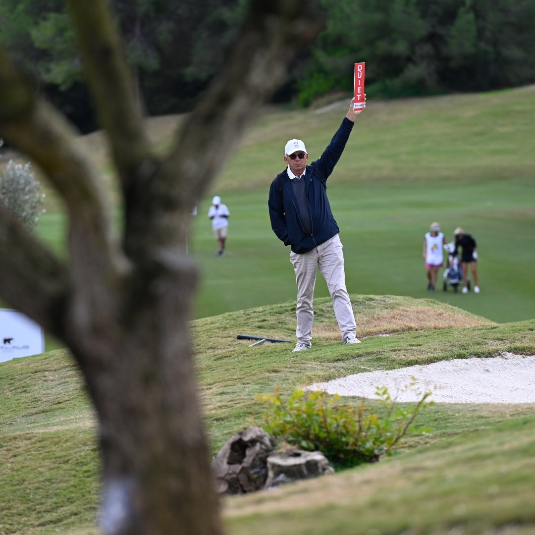 MallorcaGOpen's tweet photo. 🏌️‍♀️🤫 Shhh... Silence on the green!

#MallorcaLadiesGolfOpen https://t.co/A9IRA5JJHC