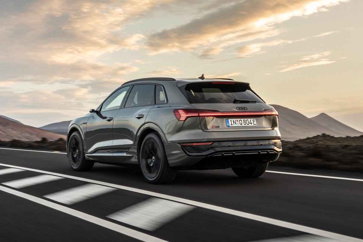 quietwheelscom's tweet photo. Audi might discontinue the Audi Q8 e-tron, its first all-electric crossover, due to high production costs and low demand. #Audi #ElectricVehicles #Q8etron https://t.co/gtPuU0XspA