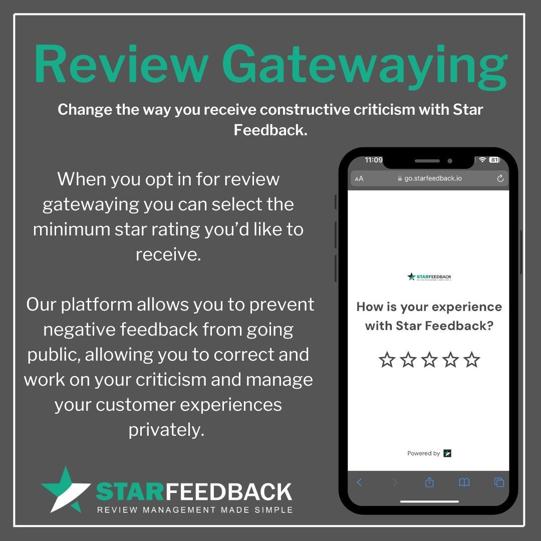 star_feedback's tweet image. 🚀 Check out our review gateway tools! Manage negative feedback privately and turn challenges into opportunities. Protect your reputation with confidence! #StarFeedback #ReputationManagement