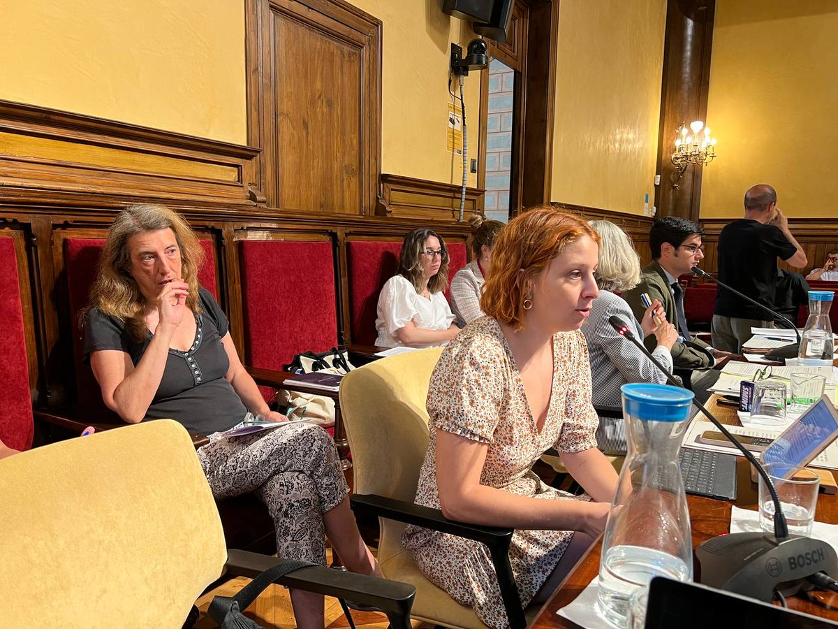 SSTG_encomu's tweet photo. Dimecres va tenir lloc l'últim plenari d'aquest curs polític al districte on les nostres conselleres @munsamompio i @EvaCVT van defensar 👇
🚧transformar un mínim de 3 patis d'escoles
🚯revocar llicències de pisos turístics abans del 2028
🚲un pla d'implantació de carrils bici https://t.co/em3kJkDyUt