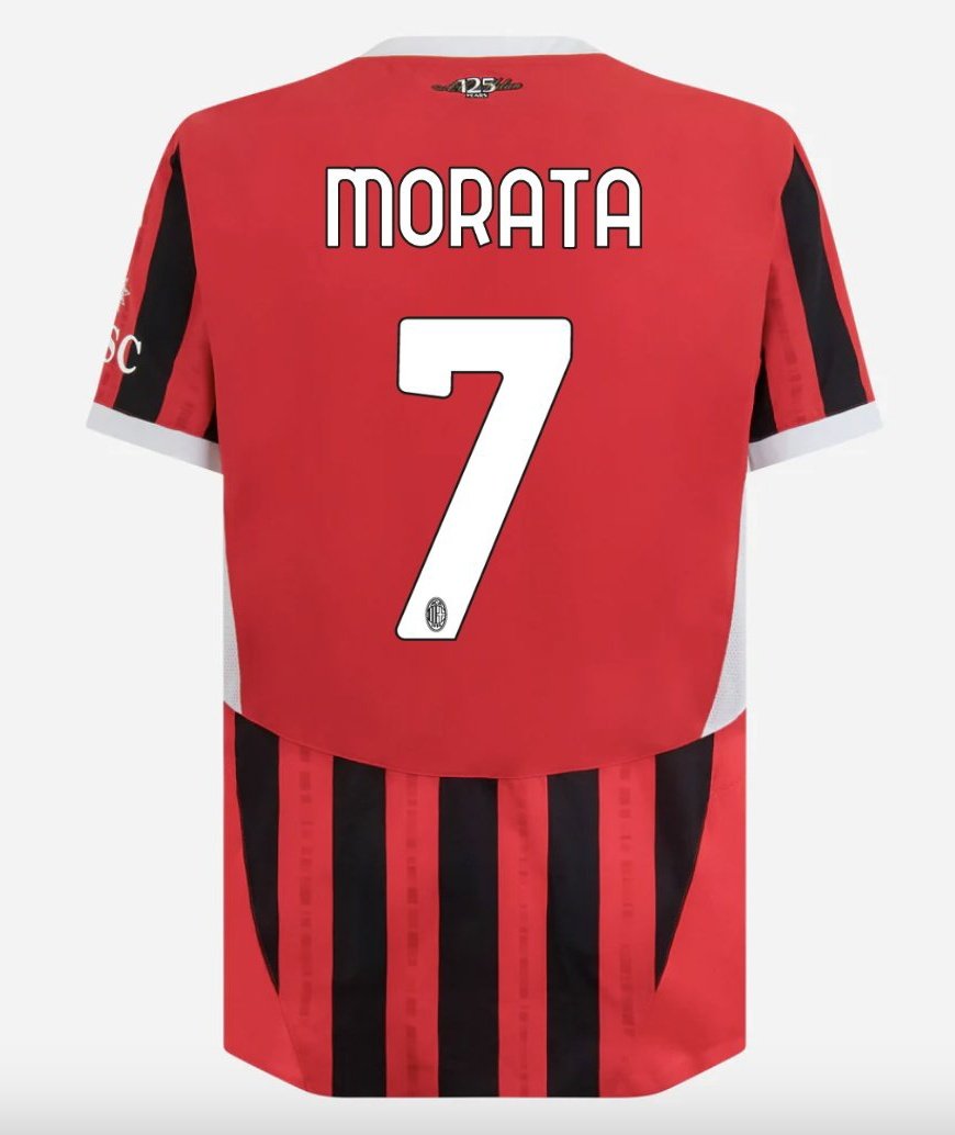 AC Milan TMN X Alvaro Morata usara la camiseta numero 7 https t NrTJn7YAgw X