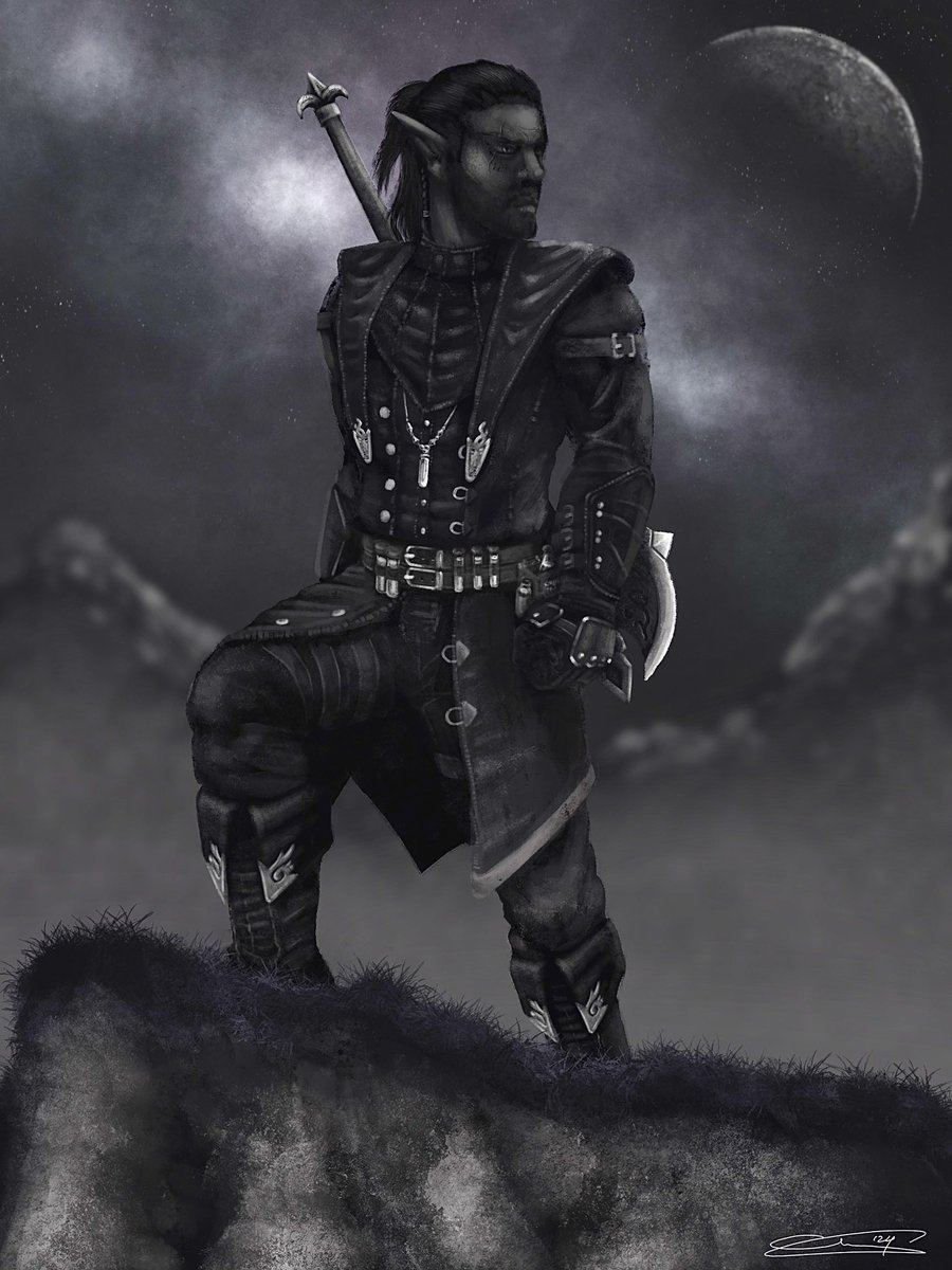 My #ESO Dark Elf Nightblade <a href="/TESOnline/">The Elder Scrolls Online</a>  #ESOFam