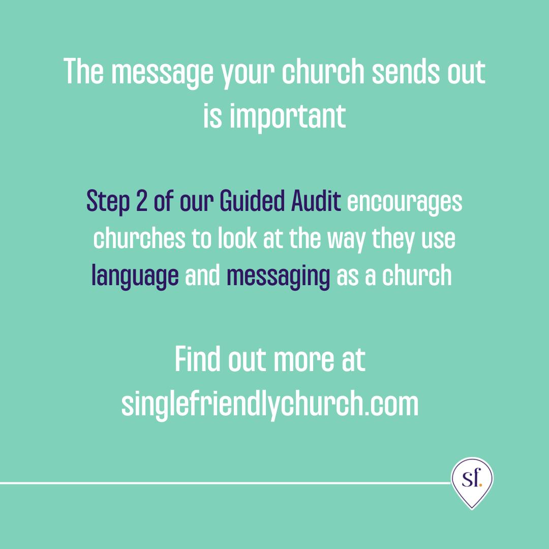 singlefriendlyc's tweet photo. Step 2 of our Guided Audit is really helpful for churches to think about the messages they are sending out in all their communication.  Find out more about the audit at https://t.co/FefhetzlM9
#SingleFriendlyChurchNetwork #SingleFriendlyChurch #Church #SingleChristian #UKChurch https://t.co/zAf664foeH