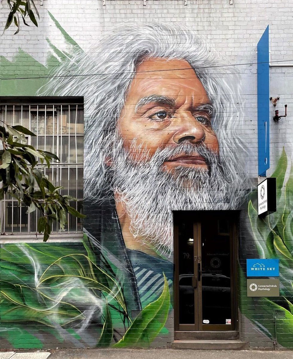 MolinaStreetArt's tweet photo. Tribute to Jack Charles by Australian Adnate in Melbourne, Australia (2024) #adnate #streetart #lamolinastreetart | photo by @streetartaustralia via mysl .nl/TKLrh https://t.co/v9VQiWt57z