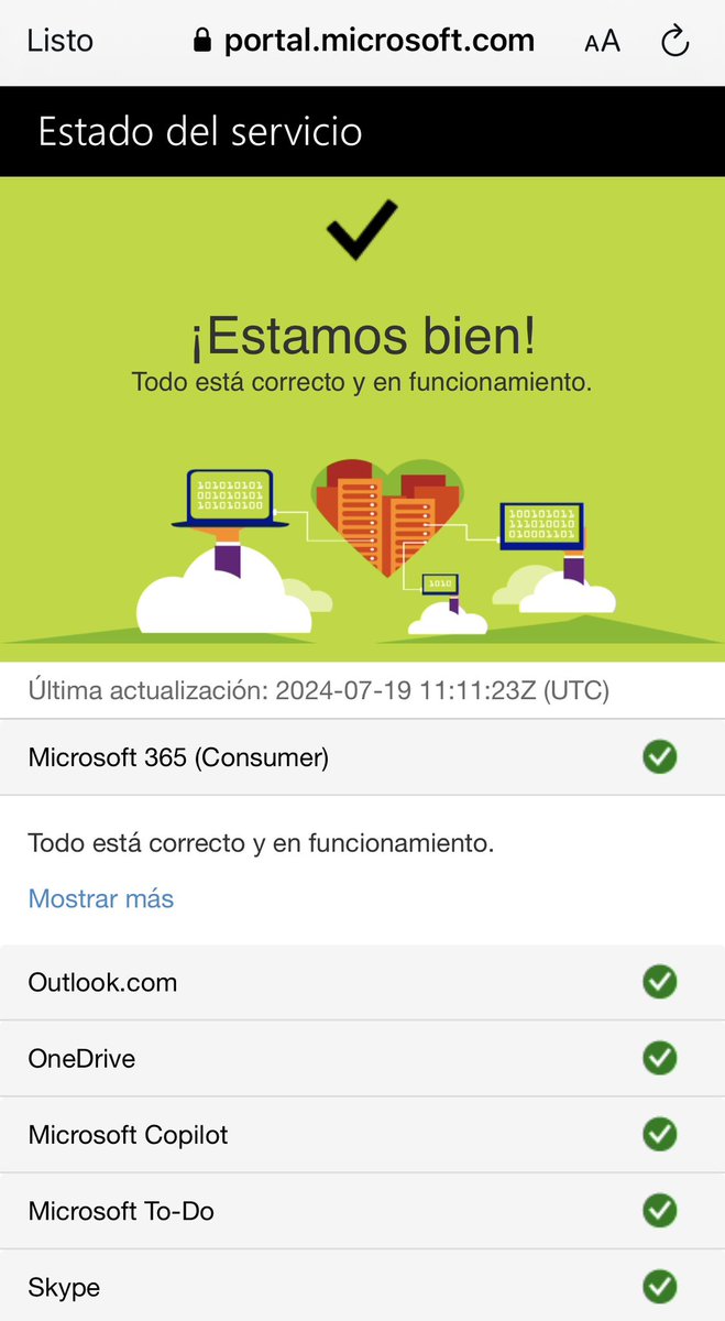 vero_cba's tweet photo. Mientras tanto, el equipo que monitorea…wtf! #windowscrash https://t.co/fQ123xH8Lq
