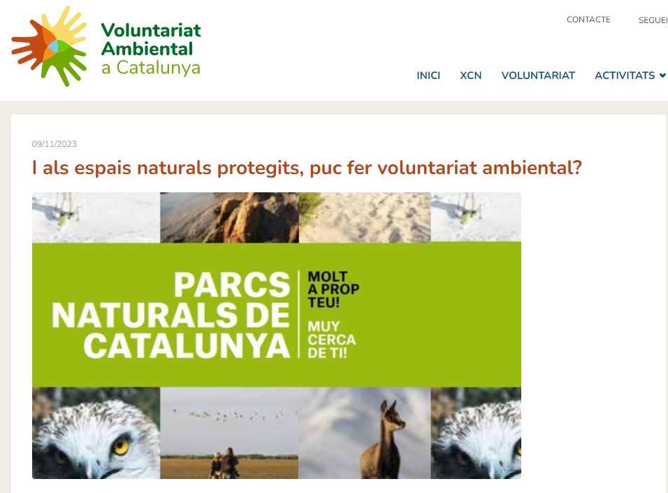 🤔I als espais naturals protegits, puc fer voluntariat ambiental?

Si tu t'has fet aquesta pregunta alguna vegada, t'interessa 👉aquest article!⤵️

voluntariatambiental.cat/i-als-espais-n…