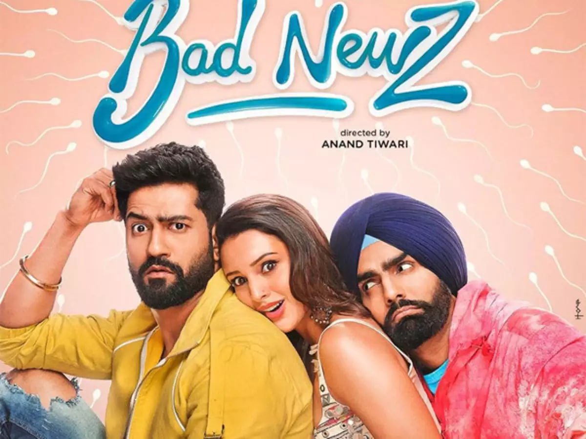 #BadNewz Film Review: A Complete Miss 

No whooo whooo moments in the whole movie... The only part where people screamed was the ad before the movie in which Akshay Kumar was telling to leave ciggerate and promote sanitary pads.

The movie has no theme to entertain... Just