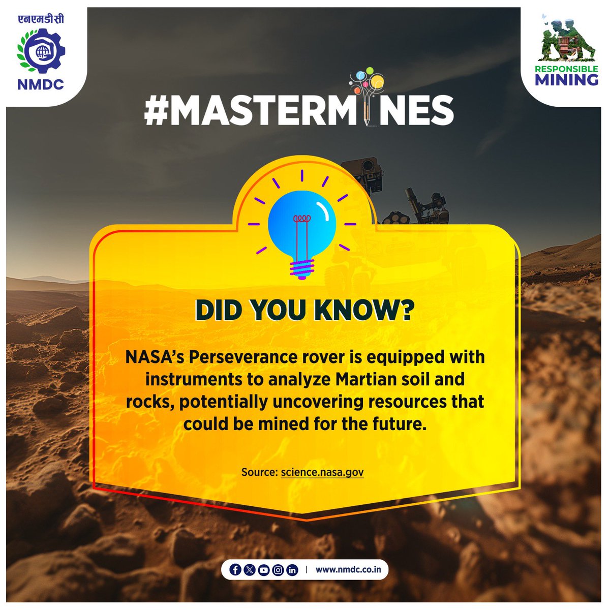 nmdclimited's tweet photo. Advanced technology is unlocking the discovery of new resources beyond our planet, bringing us closer to new frontiers, pushing the boundaries of what’s possible.

#MasterMines #Innovation #FutureMining #Technology #Mining #NewHorizons #ResponsibleMining #NMDC https://t.co/9YNwyEIrMr