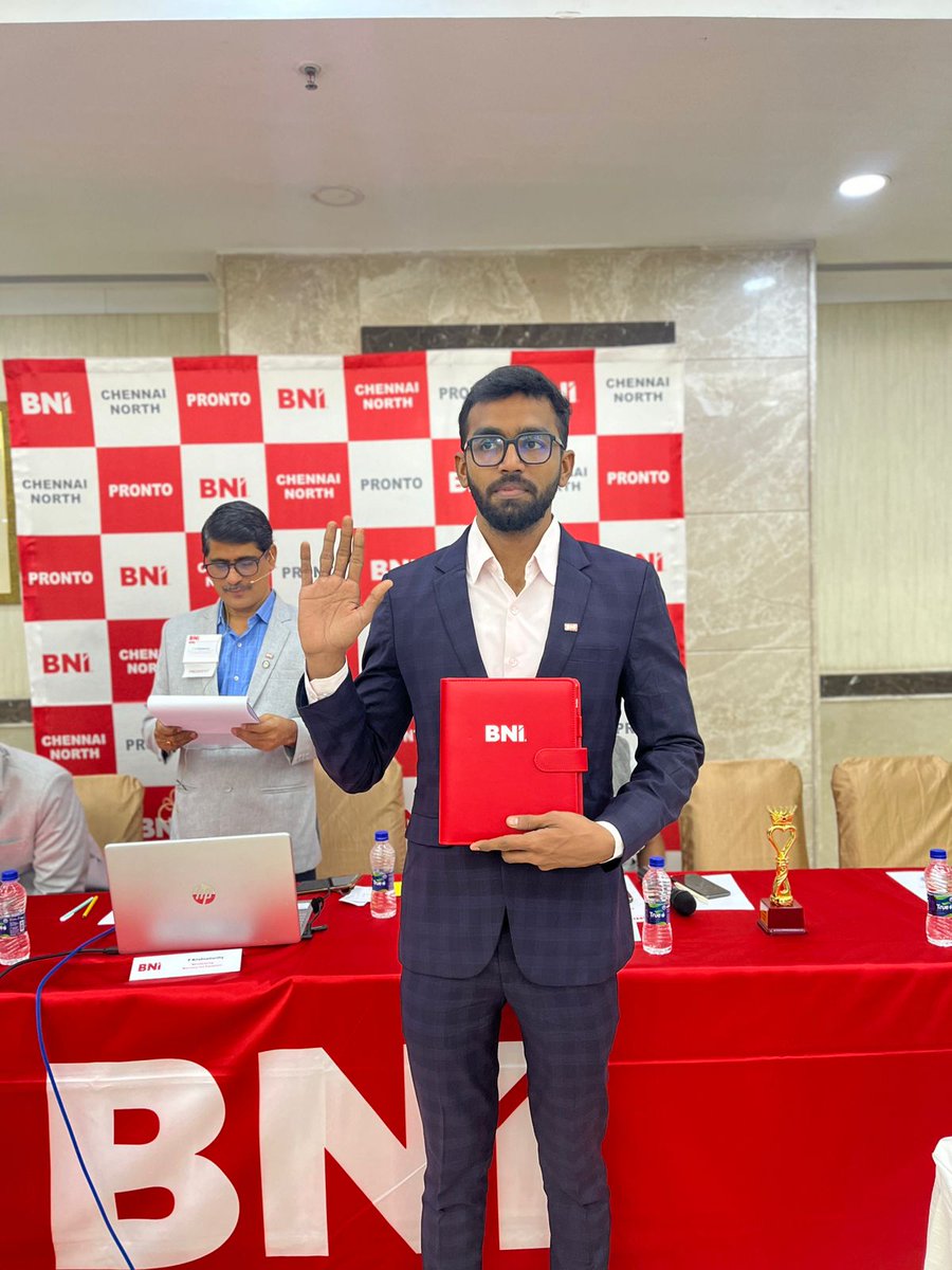 BniPronto's tweet photo. Congratulations, Pronto, for a fantastic Friday! We’re thrilled to welcome Sanskar Samdaria to the BNI family. 🎉
.
.
.
#BNI #BNIFamily #NewMember #BNIPronto #BNIChennaiNorth #BNIFamily #BNIGrowth #BNIChennai #BNIEvent #BNINetworking #BuildingConnects #BusinessCommuinity https://t.co/O6BkSbk9jT