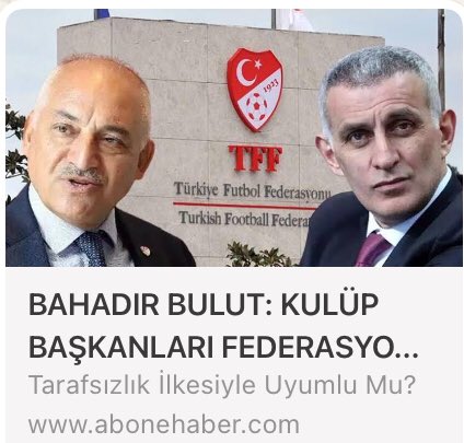 BHDRBULUT's tweet photo. KULÜP BAŞKANLARI FEDERASYON BAŞKANI OLABİLİR Mİ? https://t.co/XuRBAjGkJW #Microsoft #fenerbahçelilergünü #TFFBaşkan #Tffsecim #kıbrıs #sondakika #bahadırbulut https://t.co/mw0TfuRt2w