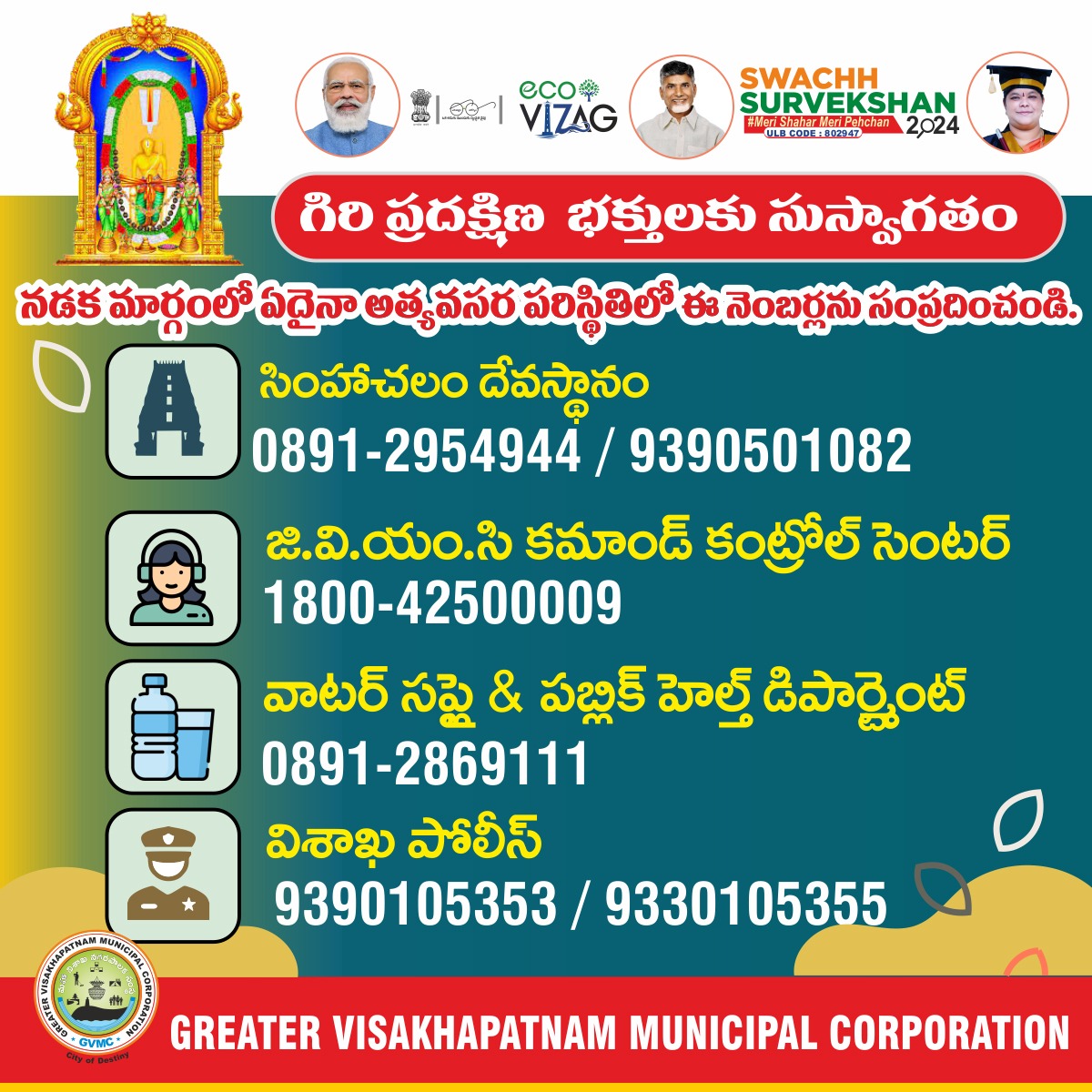 Greater Visakhapatnam Municipal Corporation (GVMC) tweet media