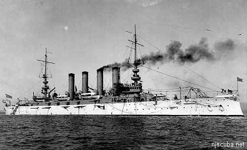 During World War I, the USS San Diego sank in 28 minutes after being hit by a mine from a German submarine off Fire Island, New York. The cruiser was the only major warship lost by the U.S. in the war, with six lives lost.

#history