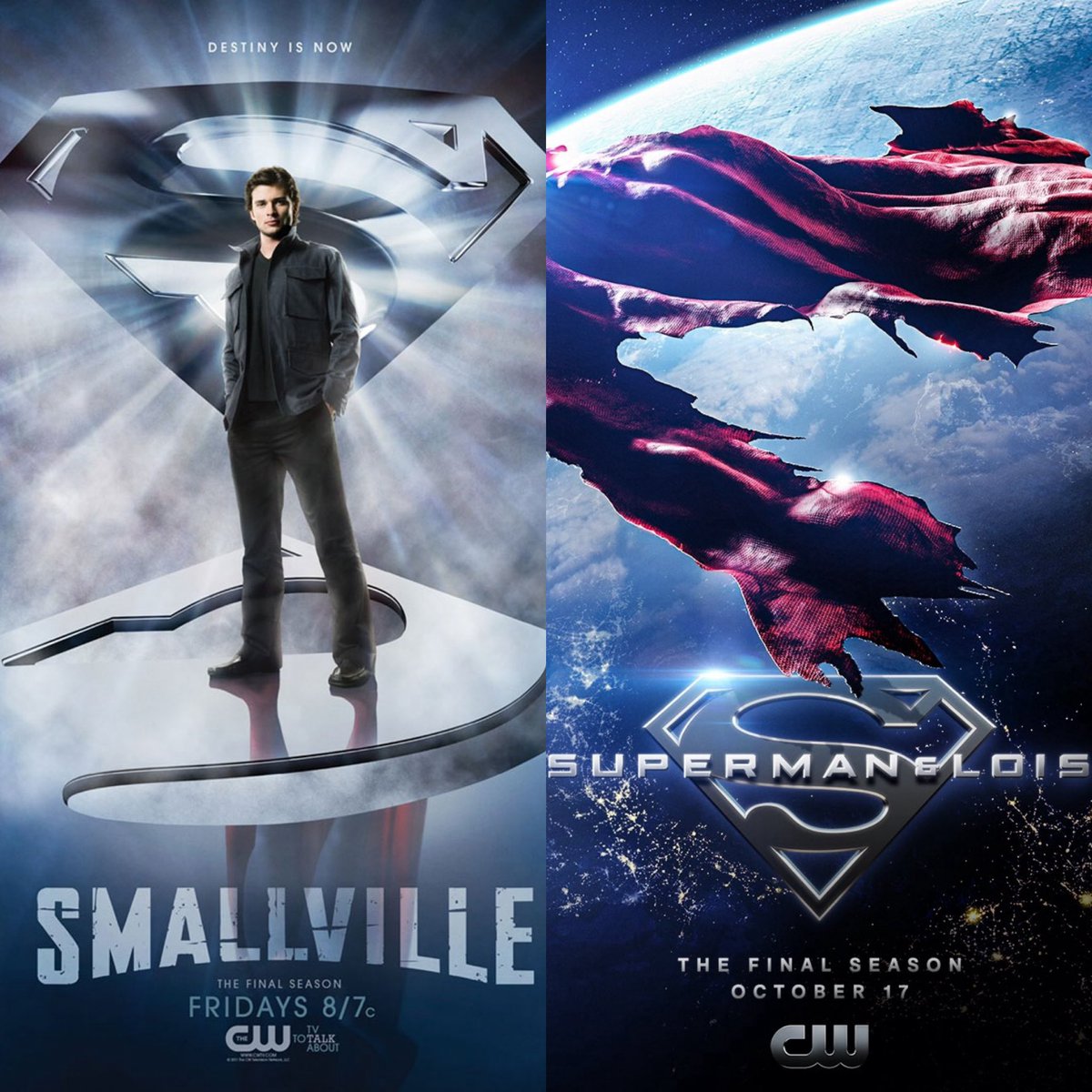 The Era of CW Dctv started with a Superman show and is going to end with a Superman show #Smallville #SupermanAndLois