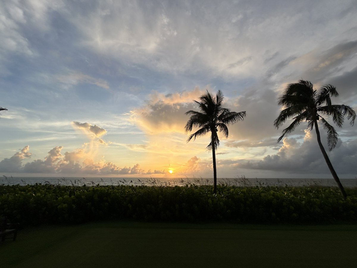 Beautiful morning for the Steve Wright Memorial Golf Tournament at Sailfish Point. <a href="/FGCSA/">Florida GCSA</a> #G2G