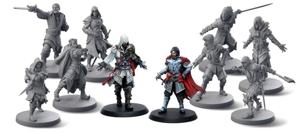 In the Creed vs. Crows expansion...
Choose your faction: Assassins or Crows?! 🙂 🙃

👉 triton-noir.com/pages/assassin…

#assassinscreed #boardgames #tabletop #gaming