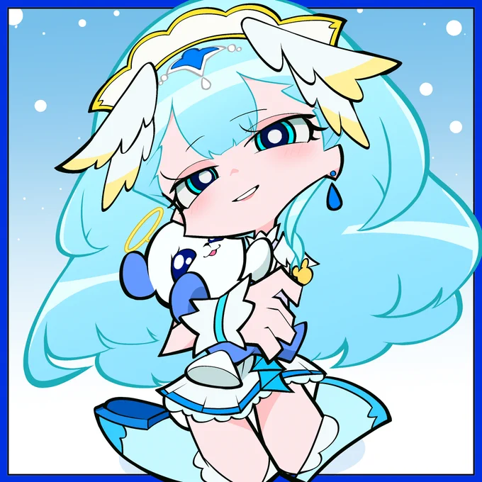 彼女は天使そのもの #プリキュア #precure #キュアアンジュ