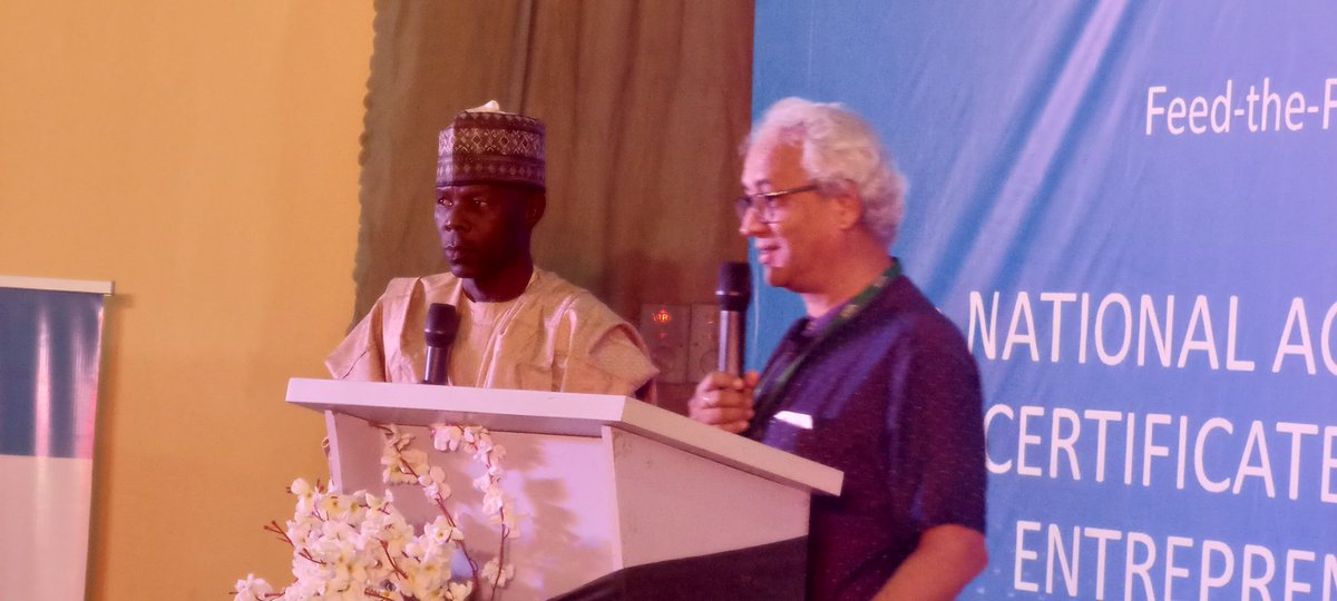 The NASC Certificate Presentation train for Community-Based Seed Entrepreneur Cooperatives moves to Biu, Borno State today. This milestone is a result of our work in Northeast, developing the Seeds System for food security in Nigeria. <a href="/IITA_CGIAR/">IITA</a> <a href="/ICRISAT/">ICRISAT</a> <a href="/USAIDNigeria/">USAID/Nigeria</a>