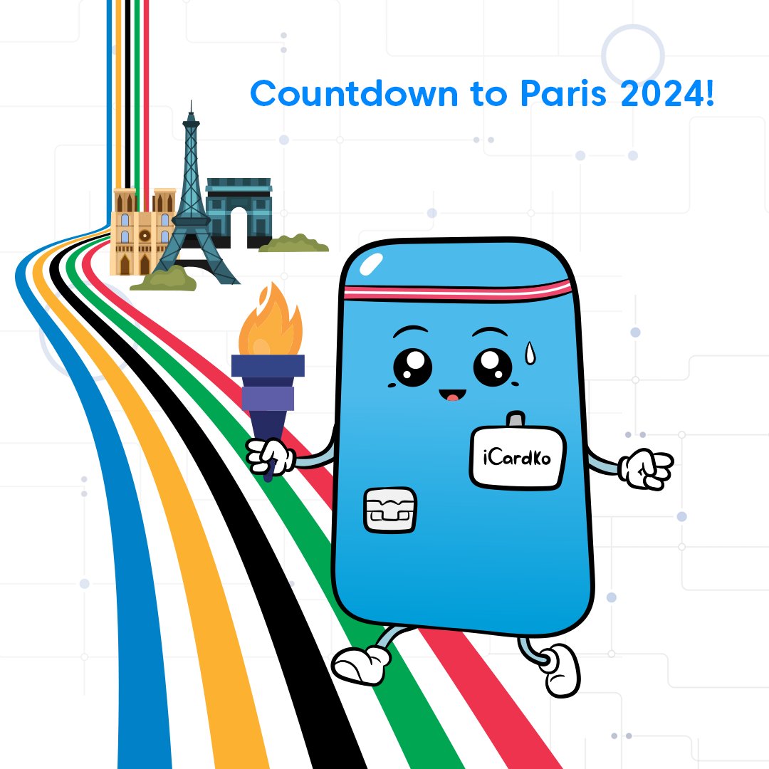 The countdown to the Paris 2024 #Olympics has begun! 🏅🇫🇷 Whether you're traveling to the City of Lights or watching from home, #iCard has got you covered for all your payment needs. 

Which games are you most excited to watch? Let us know in the comments! 🏋️‍♀️🤸‍♀️