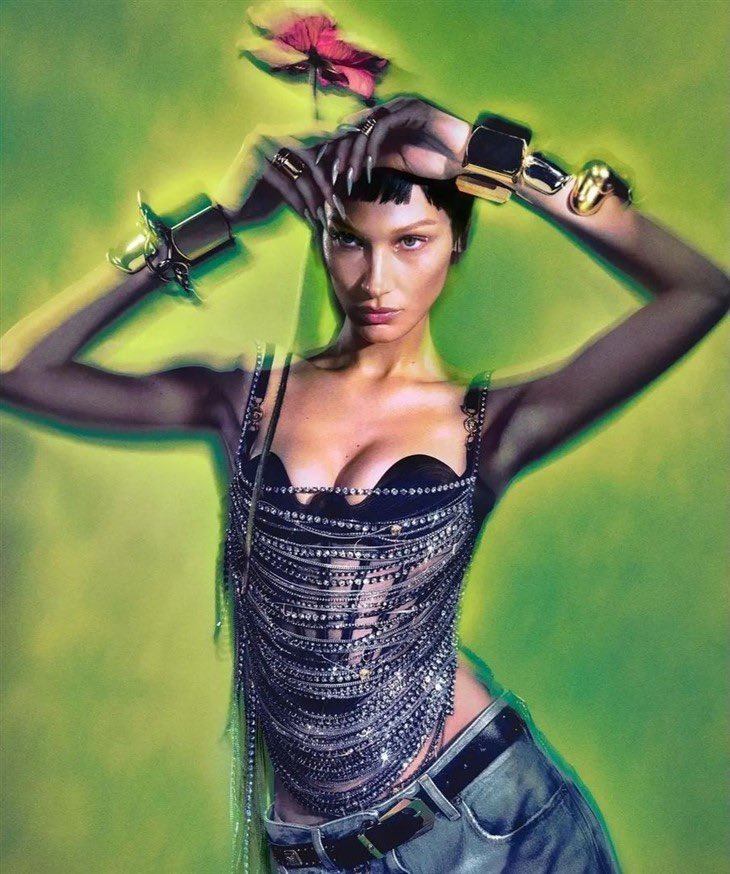 Cleopatra_art's tweet photo. Bella Hadid for Vogue Spain August 2022 

Styled by Gabriella Karefa-Johnson https://t.co/249MB8pOk3