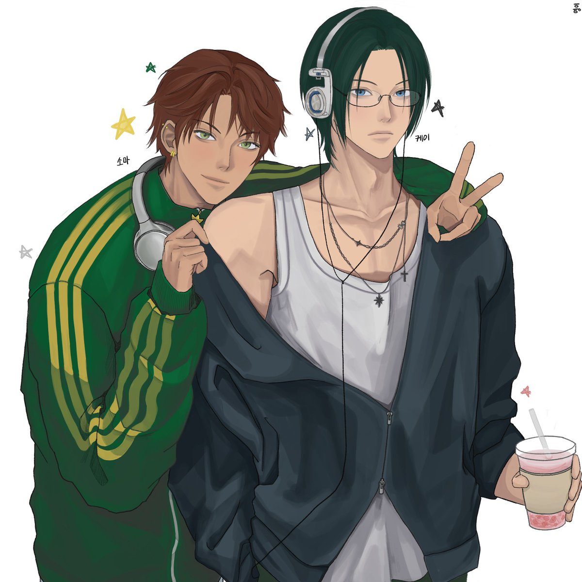 #콕카스_리즈시절_합작
캐릭캐릭체인지 소마&amp;케이