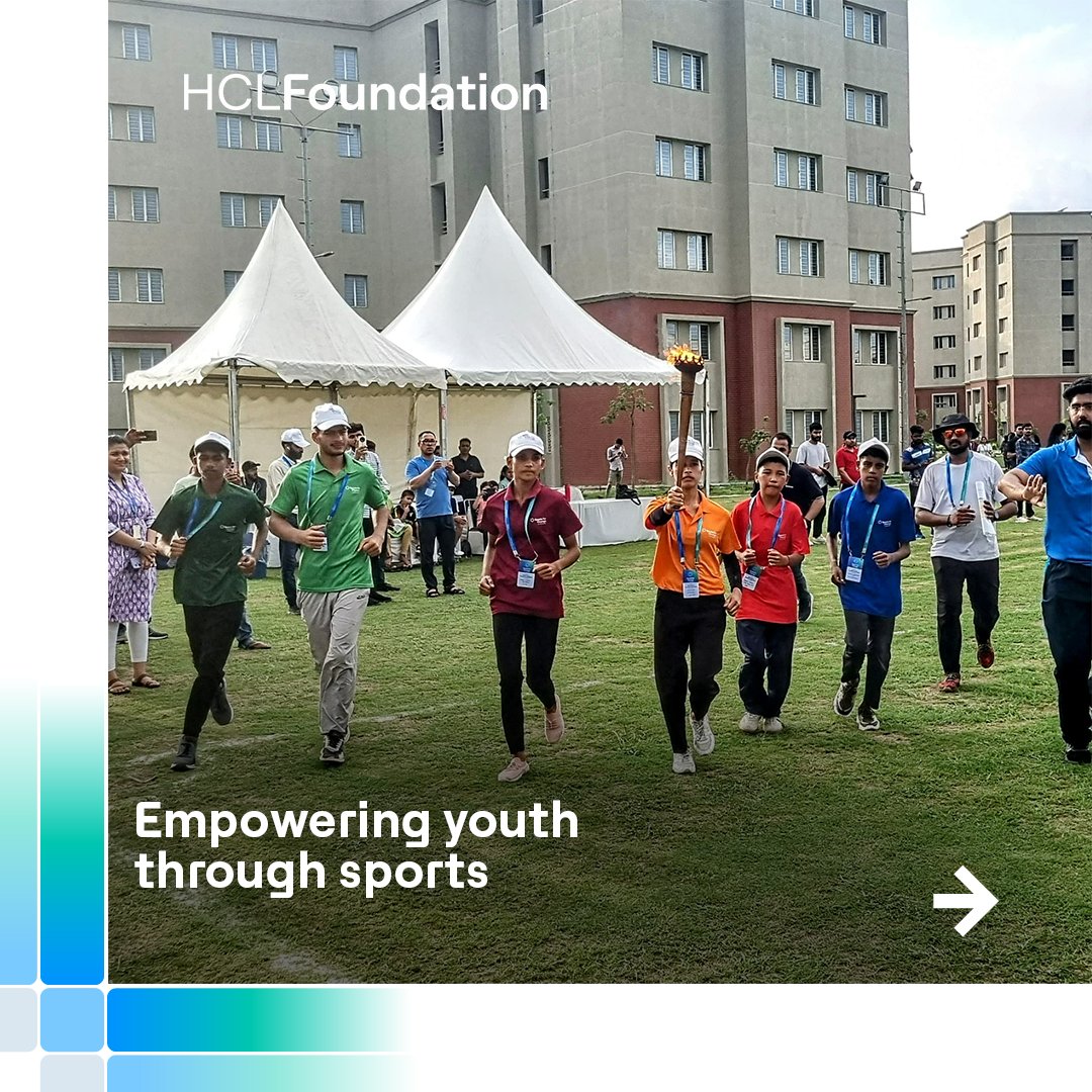 HCL_Foundation's tweet photo. HCLFoundation's special initiative, Sports for Change (SFC), is breaking barriers of poverty, class, caste, and physical abilities. SFC offers underserved children and youth the opportunity to realize their full potential. By bringing together many players, SFC builds an ecosystem where social norms are challenged, grassroots talent is nurtured, and aspirations are fulfilled.

We're excited to announce that the National Finals of the 6th Edition of SFC which will take place from 23rd to 25th July in Chennai. Together let's celebrate these inspiring young athletes!

#SportsForChange #SFCFinals #HCLFoundation #YouthEmpowerment #BreakingBarriers #KheloIndia