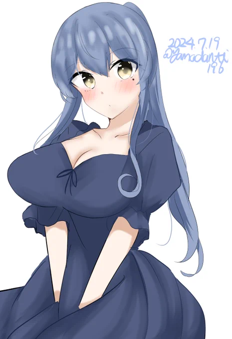 #艦これ版深夜の真剣お絵描き60分一本勝負 #艦これ版真剣お絵描き60分一本勝負_20240719ゴトランド 