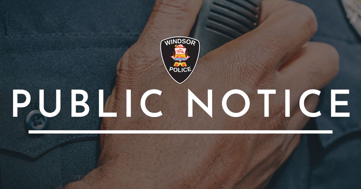 Windsor Police tweet media