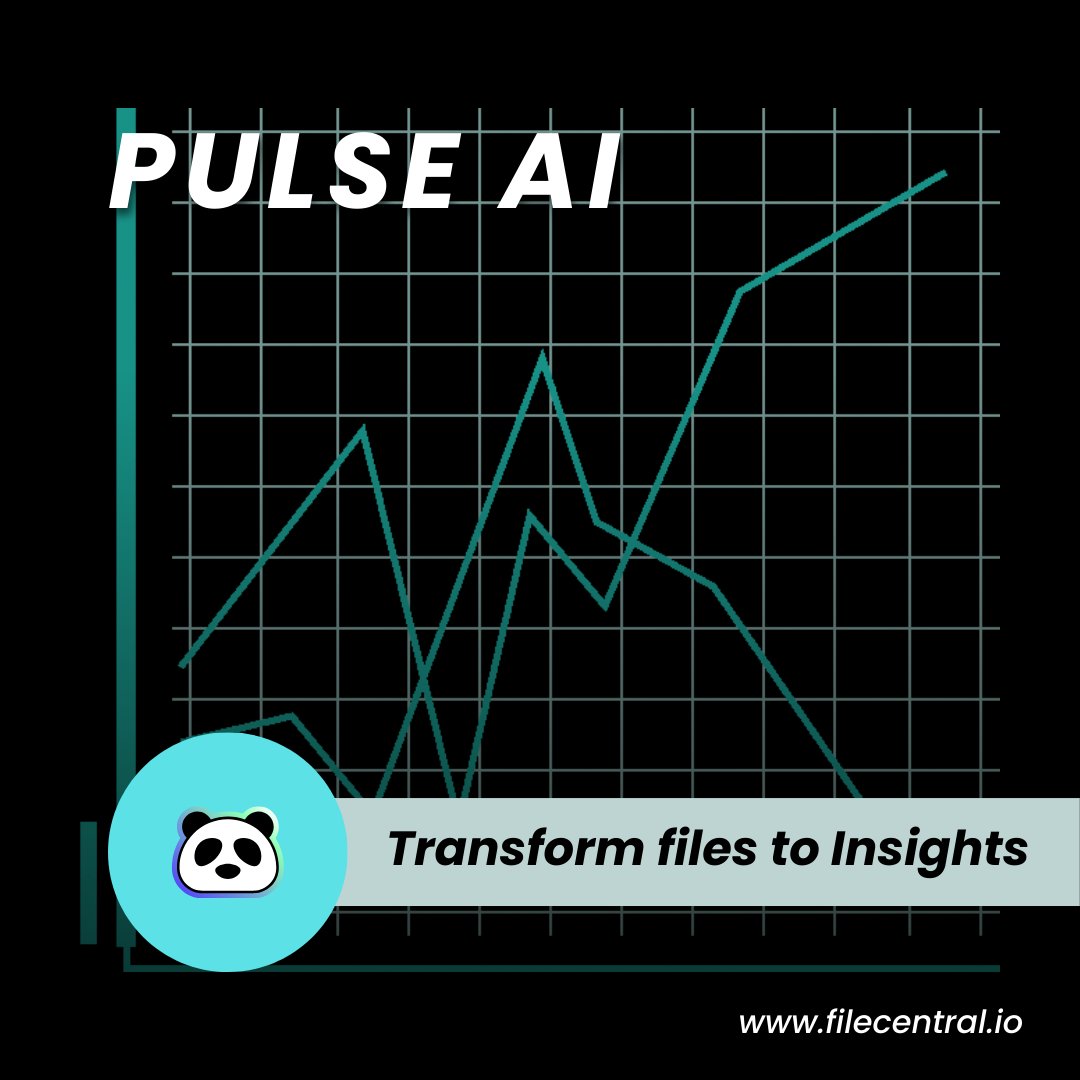 filecentral's tweet photo. Transform your raw data into actionable business insights with Pulse-AI from Filecentral. 📊✨ Unlock the power of your data and make informed decisions. Visit https://t.co/1Zq1cETh9r to learn more. #PulseAI #BusinessInsights #Filecentral https://t.co/Aa6nFZihLy