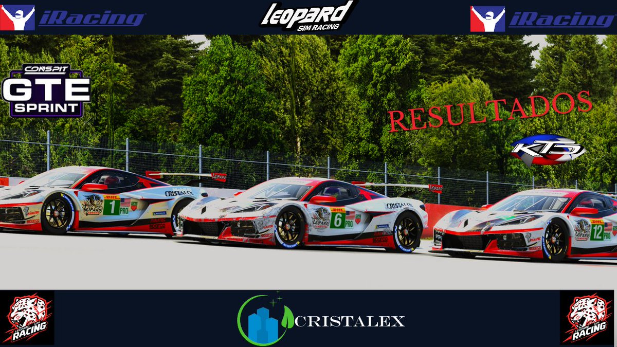 Leopard Simracing (@srleopard) on Twitter photo 📊 Resultados de la Conspit Series GTE en Barcelona organizada por <a href="/ktd_competicion/">KTD Competición</a>: 🏎️
SPLIT 2:
- Losada: P16
- Dorin: P20
SPLIT 3:
- <a href="/RaulZancajo/">Raul Zancajo</a>: P7
- <a href="/marcos_padin/">Padingas</a>: P13
Quedan 2 jornadas para terminar este campeonato tan divertido. ¡Nuestros pilotos lo están dando todo! 📊 Resultados de la Conspit Series GTE en Barcelona organizada por <a href="/ktd_competicion/">KTD Competición</a>: 🏎️
SPLIT 2:
- Losada: P16
- Dorin: P20
SPLIT 3:
- <a href="/RaulZancajo/">Raul Zancajo</a>: P7
- <a href="/marcos_padin/">Padingas</a>: P13
Quedan 2 jornadas para terminar este campeonato tan divertido. ¡Nuestros pilotos lo están dando todo!