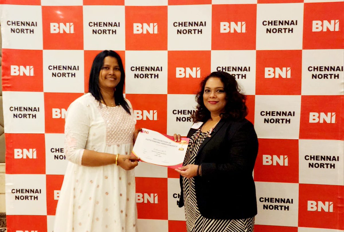 BniPronto's tweet photo. Celebrating excellence with Anuvarshini &amp; Karthikeyan! 🏆 Your outstanding performance has not gone unnoticed. We’re thrilled to honor your hard work and commitment at BNI Pronto. Congratulations on this well-deserved recognition! 👏 .
#BNI #BNIPronto #BNIChennaiNorth #BNIFamily https://t.co/jsgzEVXjz7