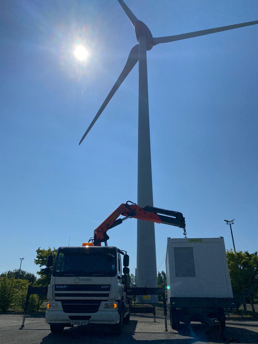 modex_spaces's tweet image. Beautiful day for a local delivery today!

#modularbuildings