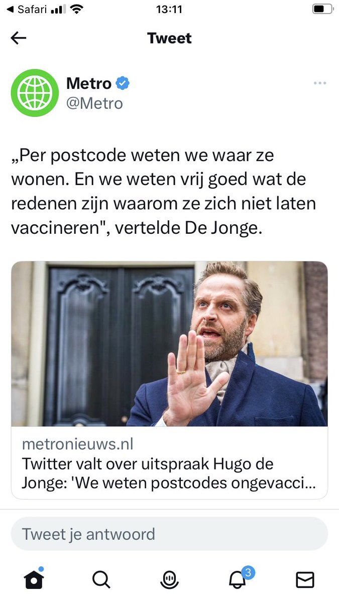 NielsAhob2's tweet image. Ongelofelijk dat Hugo de Jonge wordt uitgenodigd door de NOS Avondetappe. 

Typisch de NPO… 

#deavondetappe @NOSsport #nossport @NOSwielrennen #HugodeJonge
