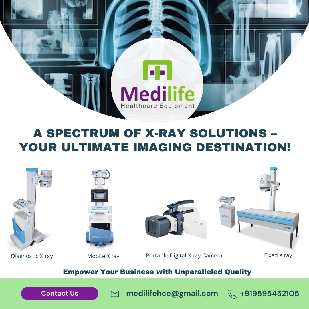 Medilifemktg's tweet image. Sharper Images, Better Care: Premium Digital X-Rays
• Diagnostic X ray
• Mobile X ray Portable Digital X ray Camera
• Fixed X ray
To Find Out More Call On +919595452105 / +919595452103
#FixedXRayPrecision #MobileXRay #DiagnosticXRay #PortableXRayConvenience #xray #xraymachine