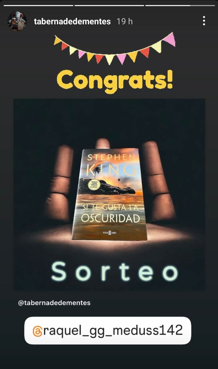 TabernaDementes's tweet photo. Felicidades a la afortunada 🎊 https://t.co/UhWhFqYaZu