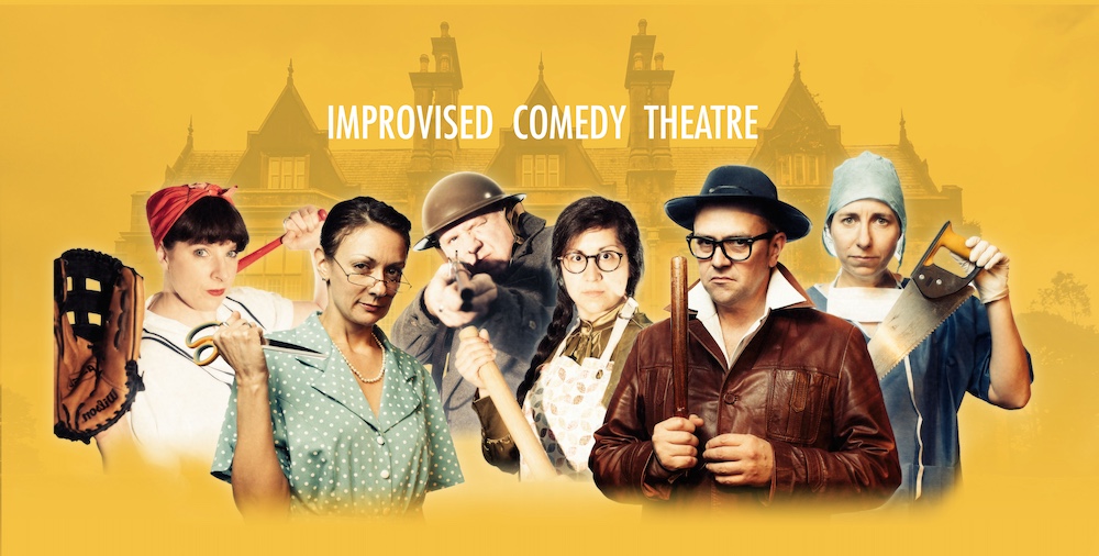 DianeParkes1's tweet photo. 'a macap adventure' - Foghorn Unscripted's An Improvised Murder @OldJointStock as part of @bhamfest Review on @weekendnotes https://t.co/lUpZ102Fbh https://t.co/5fpyV4vol4