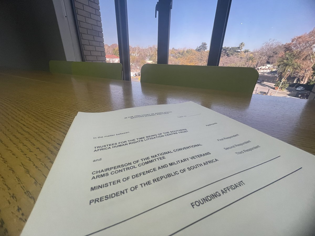 Follow_SALC's tweet photo. #ArmsTransfers - SALC receives order from SA High Court requiring State to suspend arms transfers to countries engaged in coups, war crimes, genocide or crimes against humanity. Court further sets aside latest export permit(s) for transfers to Myanmar @JusticeMyanmar @PVamplify https://t.co/GJa5I4FArv