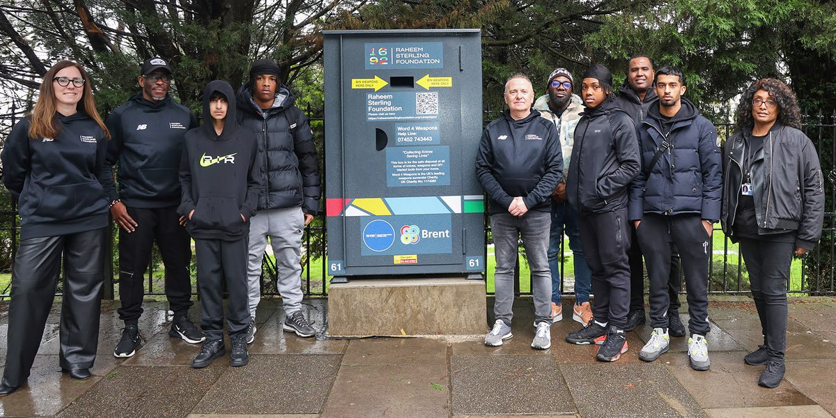 Brent Council (@brent_council) on Twitter photo In spring, we proudly partnered with <a href="/RSfoundation/">The Raheem Sterling Foundation</a> and <a href="/word4weapons/">Word 4 Weapons</a> to install seven new knife amnesty bins across Brent.
The bins provide a safe and anonymous way for people to dispose of knives.
🧵⬇️ In spring, we proudly partnered with <a href="/RSfoundation/">The Raheem Sterling Foundation</a> and <a href="/word4weapons/">Word 4 Weapons</a> to install seven new knife amnesty bins across Brent.
The bins provide a safe and anonymous way for people to dispose of knives.
🧵⬇️