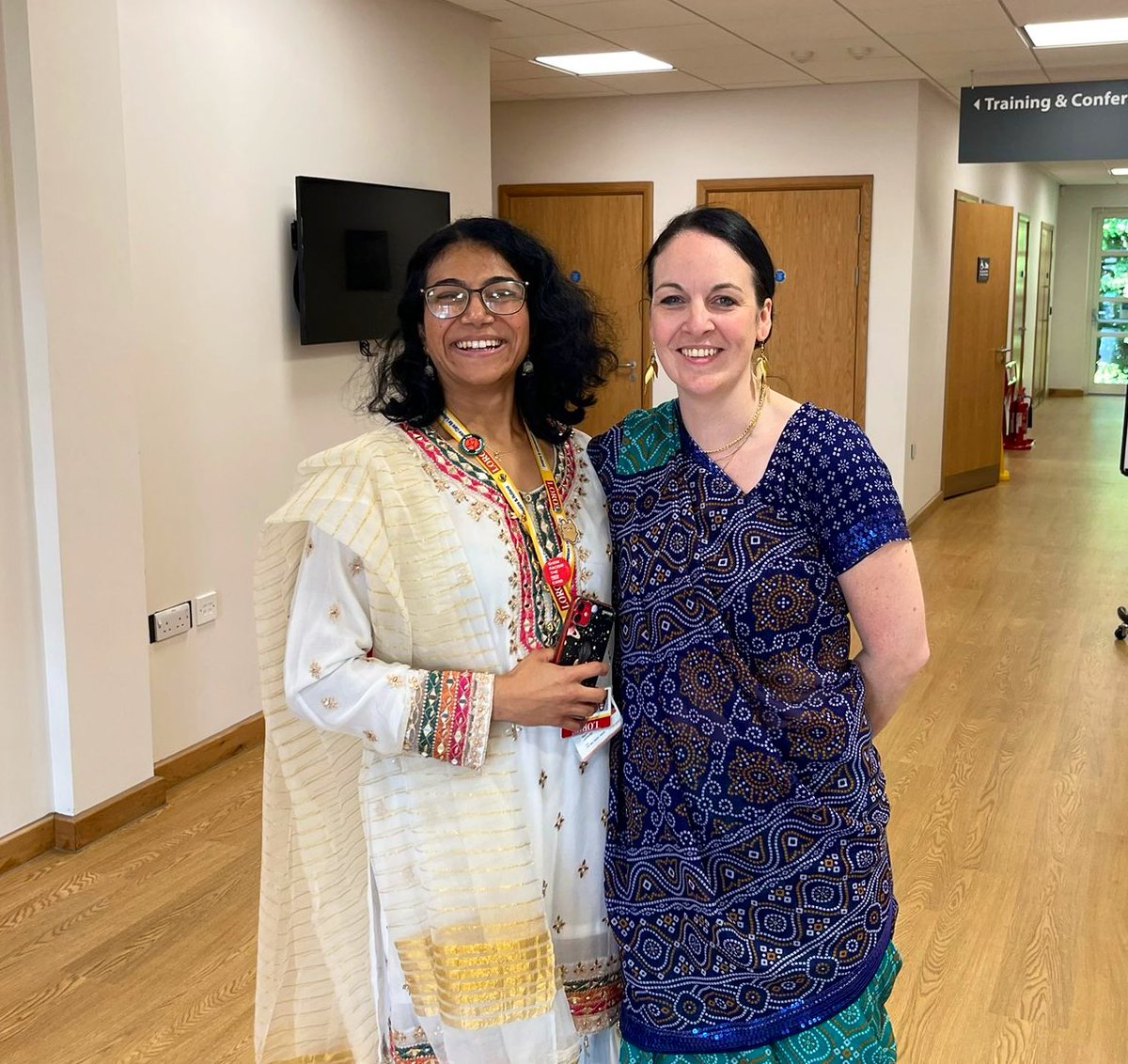 Chan_Supermario's tweet photo. So lucky and grateful to have organised yesterday’s colourful and joyous event with this one!  @SAHM_UK @Lowiseowl 
So proud that we pulled it off! 
@LOROSHospice @LOROSEducation https://t.co/zM0ZQr1MQG
