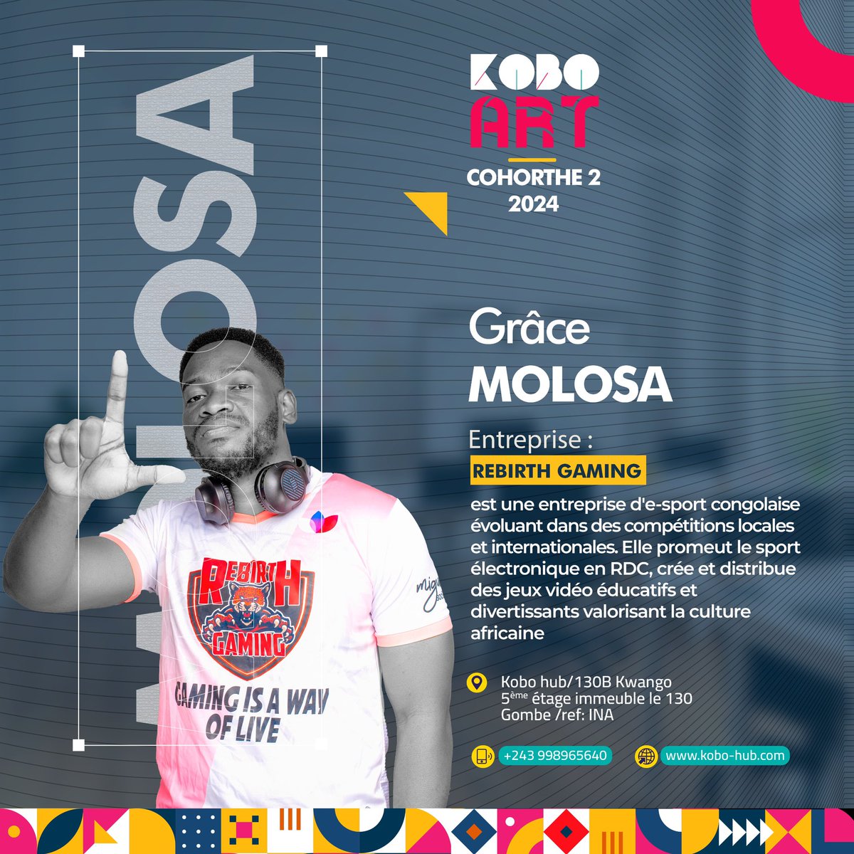 samgrace_molosa's tweet image. On va mettre la max, merci à ceux qui soutiennent de loin comme de près sur nos ambitions. #creationafrica #esport #RBG🎮  #koboart #cohorte2 #gamingafrica